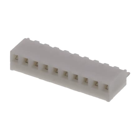 Molex Board Connector, 10 Contact(S), 1 Row(S), Female, Straight, 0.1 Inch Pitch, Solder Terminal, Plug 22027103